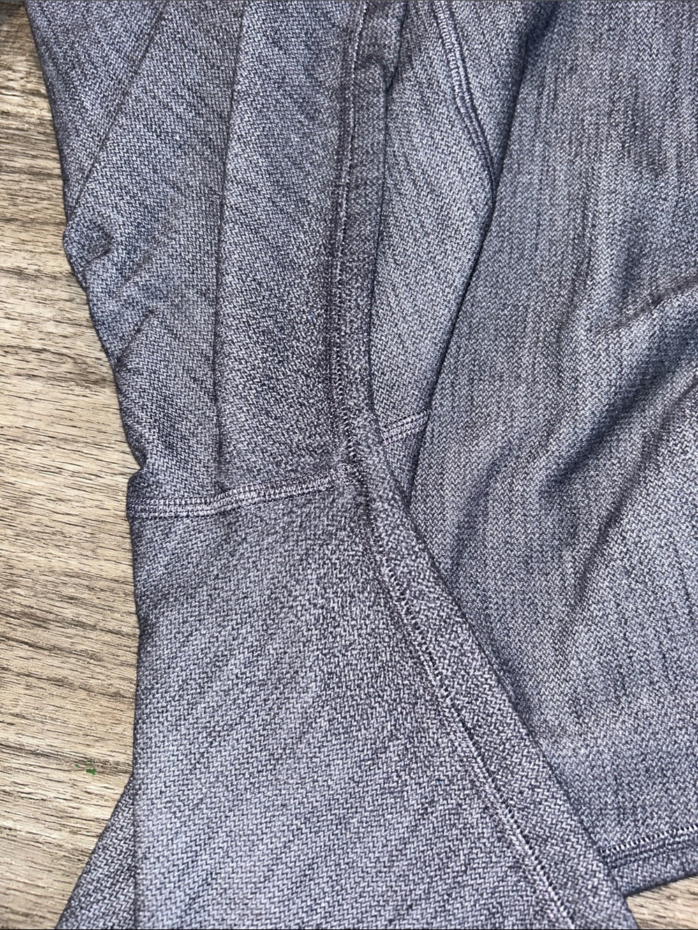 Lululemon Align High Rise Leggings 25” Size 6 Mini Space Dye Herringbone Gray - Picture 6 of 6